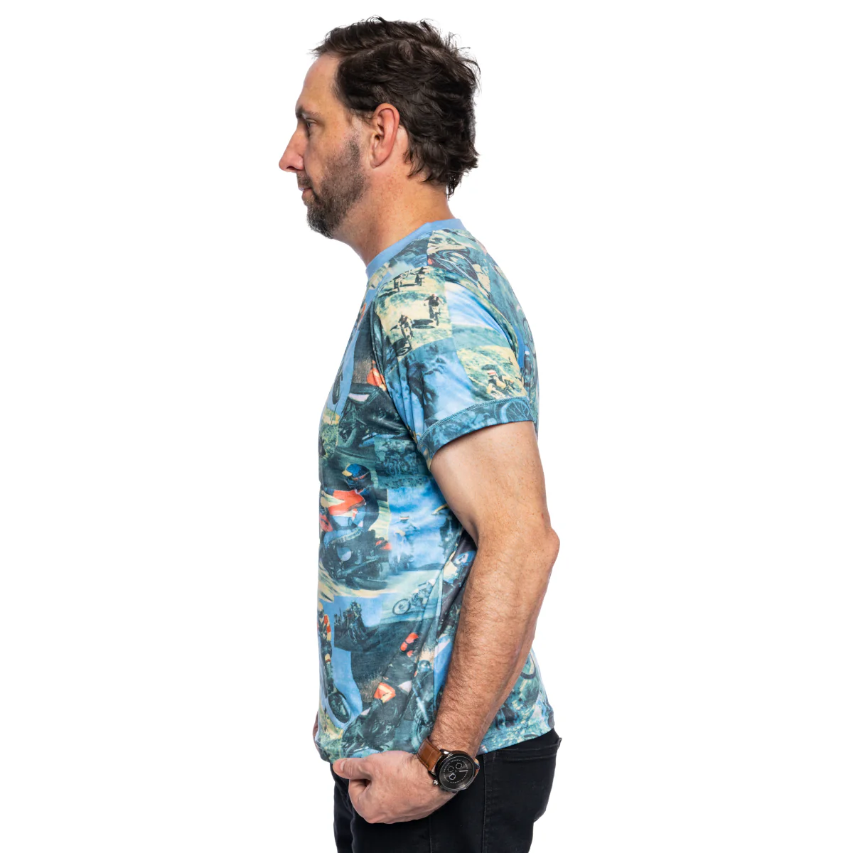Fight Soap Tyler Blue Short Sleeve T-Shirt - Image 4