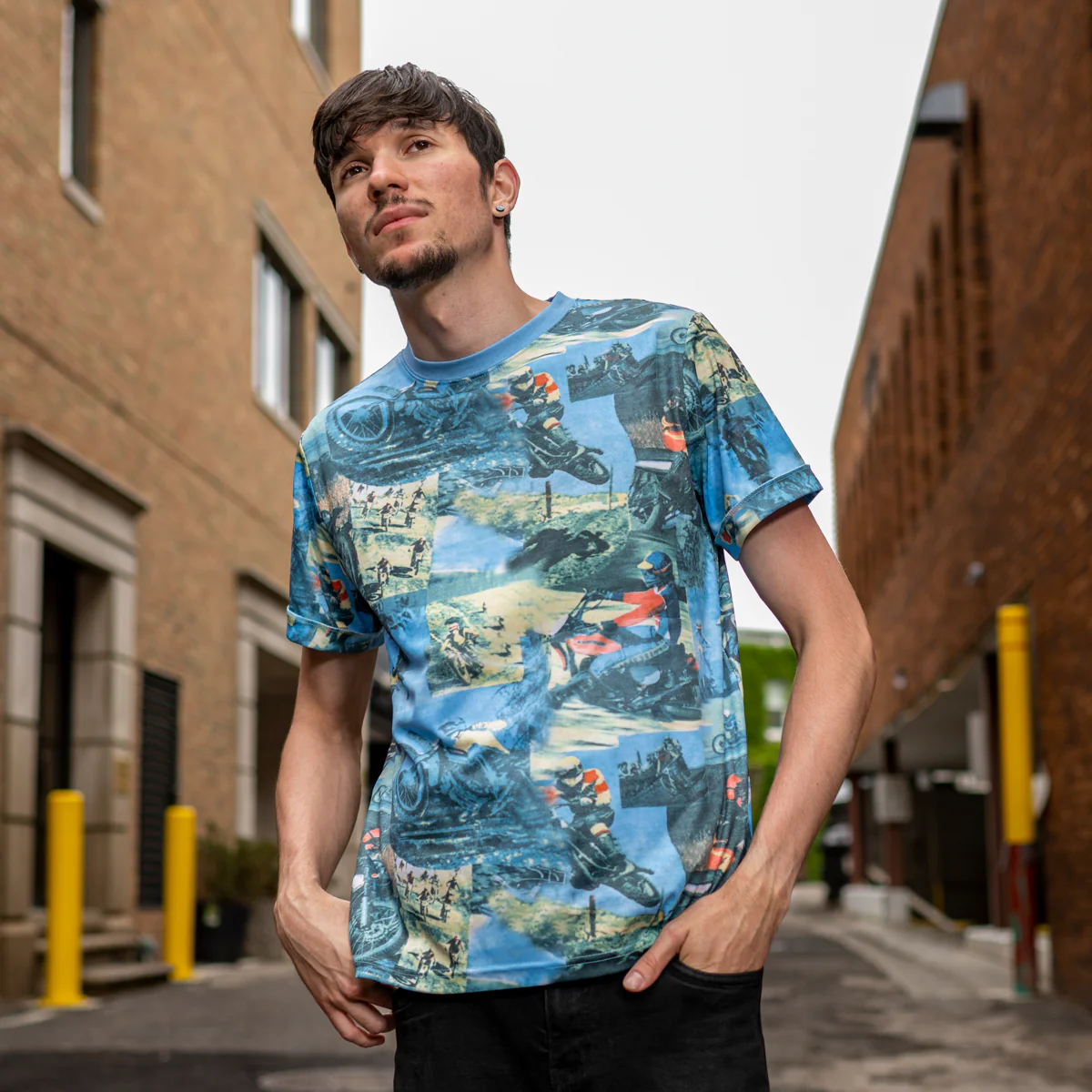 Fight Soap Tyler Blue Short Sleeve T-Shirt - Image 8