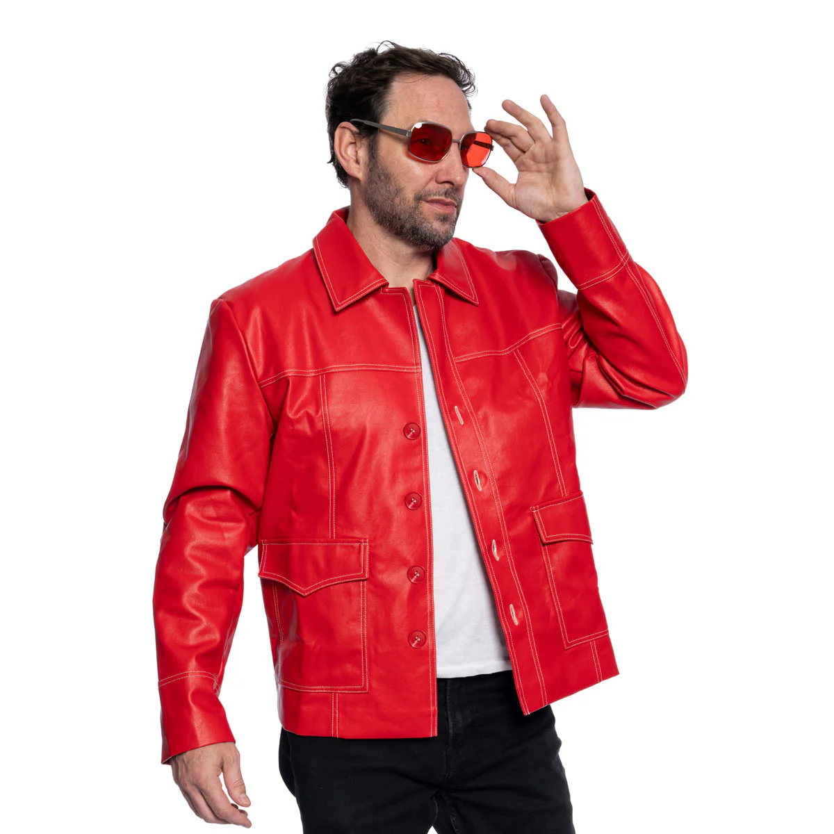 Fight Soap Tyler Leather Jacket Halloween Costume Fighter Cosplay - Image 3