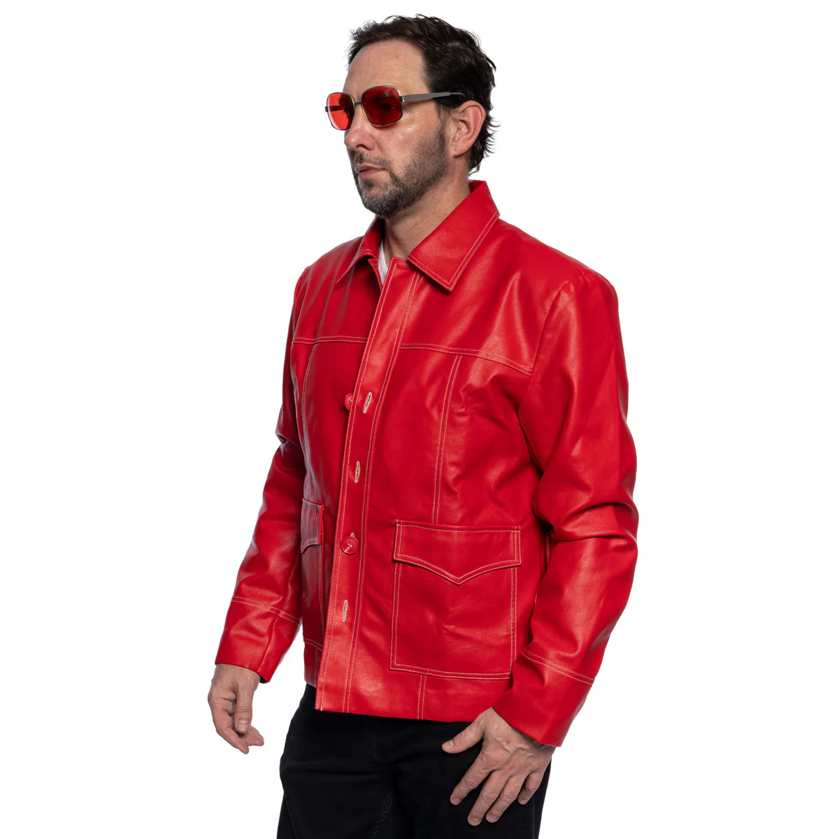 Fight Soap Tyler Leather Jacket Halloween Costume Fighter Cosplay - Image 4