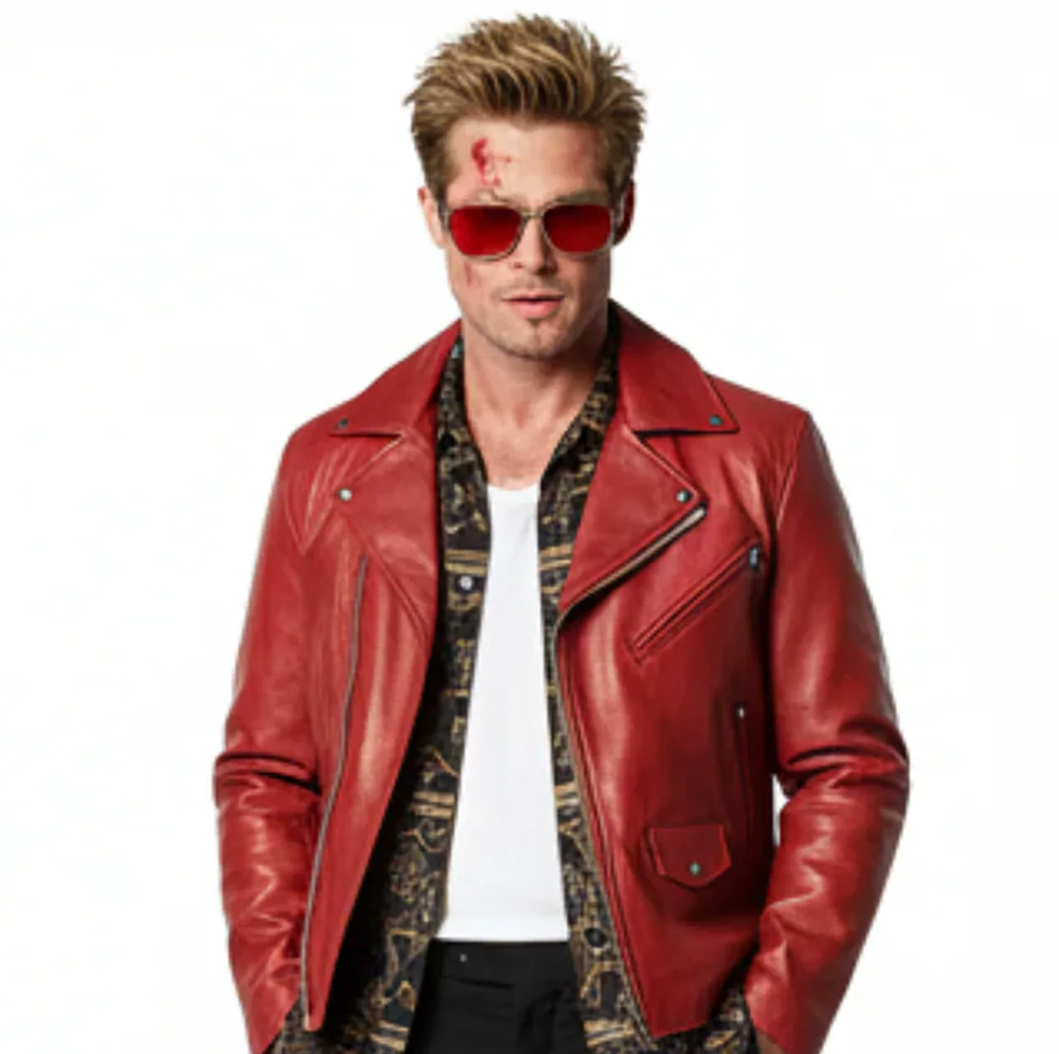 Fight Club Salesman Red Sunglasses - Image 2