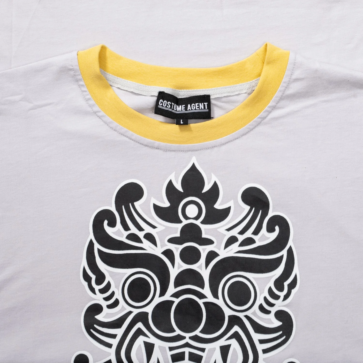 Fight Soap Salesman Tyler Durden Yellow Ring Damask Pattern Halloween Costume Adult T-Shirt Tee - Image 5