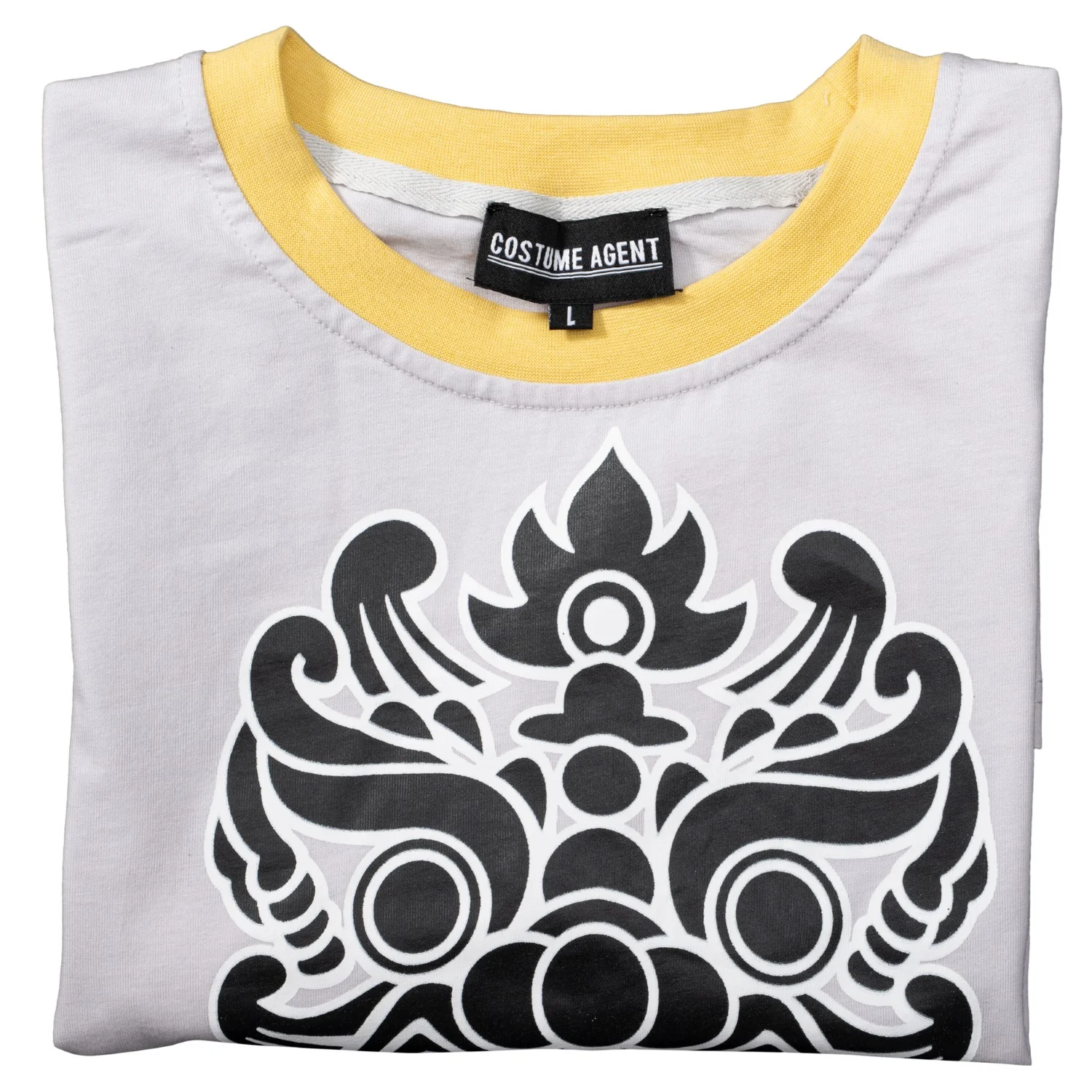 Fight Soap Salesman Tyler Durden Yellow Ring Damask Pattern Halloween Costume Adult T-Shirt Tee - Image 7