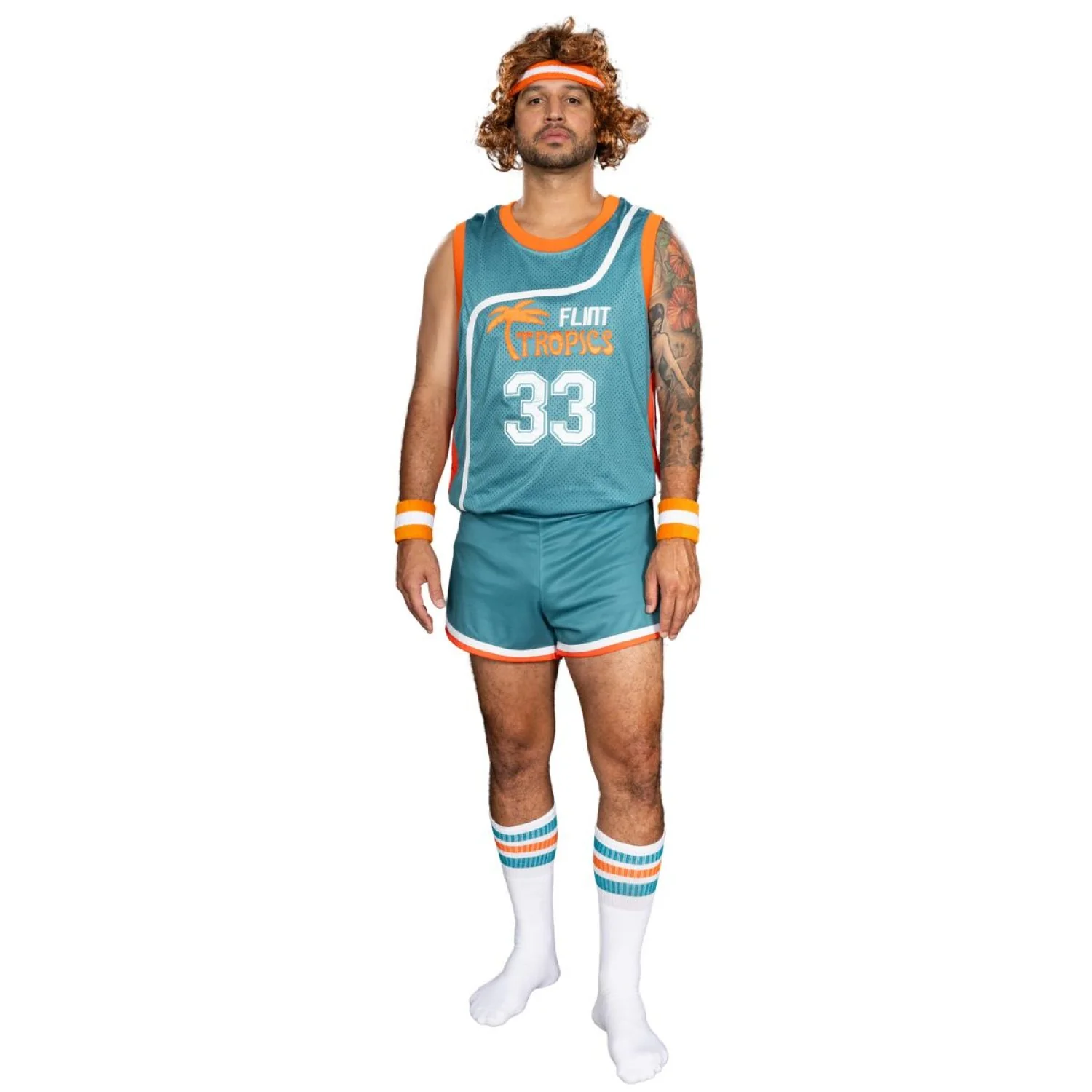 Flint Tropics Basketball Replica Green Jersey - Image 5
