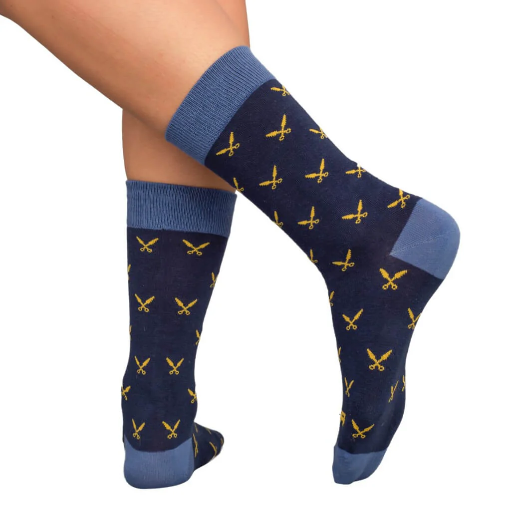 Fortnite Ninja Navy & Blue Socks with Daggers - Adult - Image 4