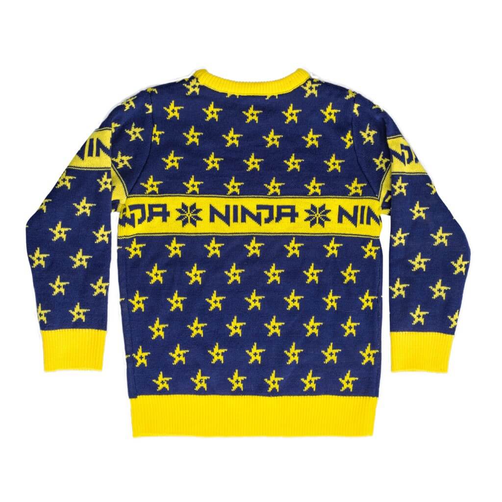 Fortnite Ninja Ugly Christmas Sweater with Shuriken - Image 2
