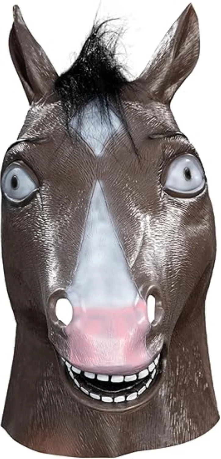 Funny Cartoon TV Series Jack Horse Guy Halloween Costume Cosplay Mask - Image 6