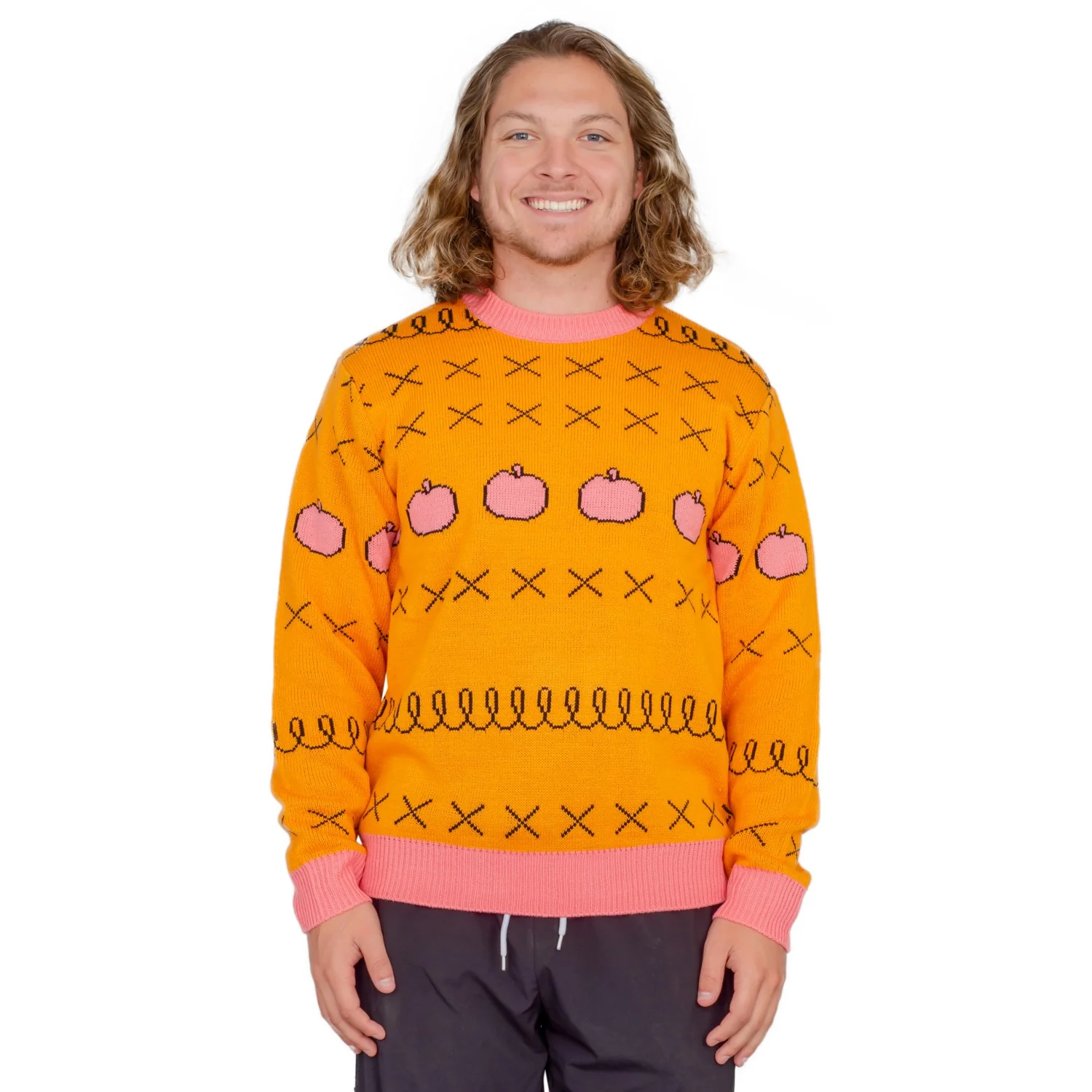 Funny Horse Man Ugly Christmas Sweater for Men Iconic TV Show Christmas Sweater - Image 2