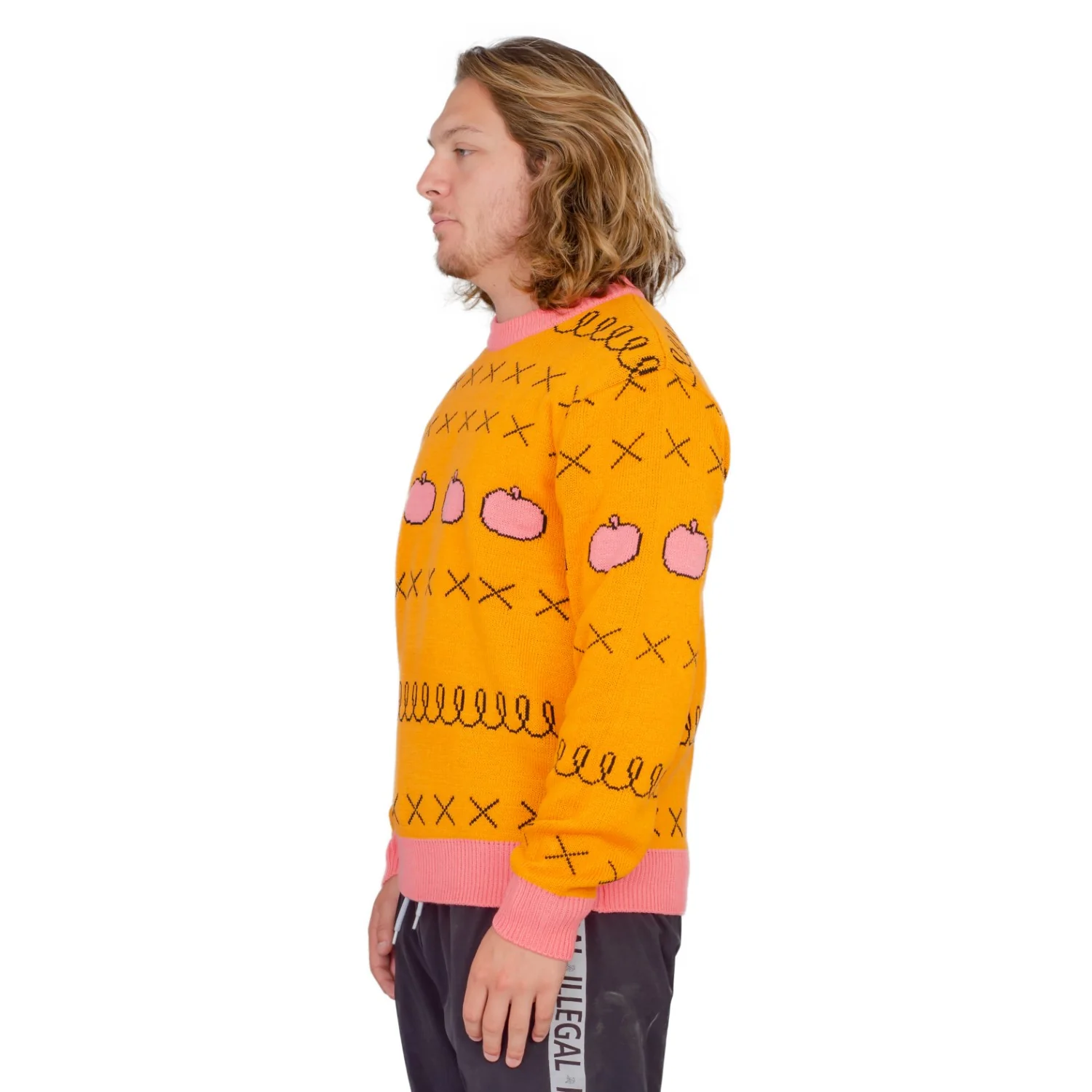 Funny Horse Man Ugly Christmas Sweater for Men Iconic TV Show Christmas Sweater - Image 3