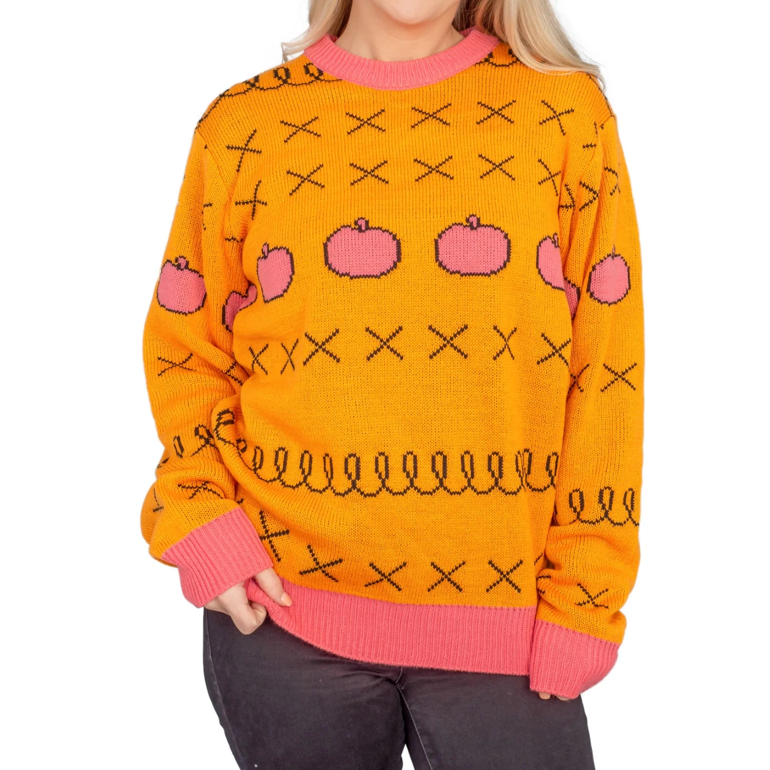 Funny Horse Man Ugly Christmas Sweater for Men Iconic TV Show Christmas Sweater - Image 6