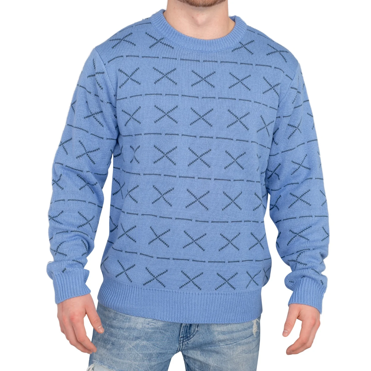Funny Horse Man TV Show Unisex Ugly Christmas Sweater - Image 7