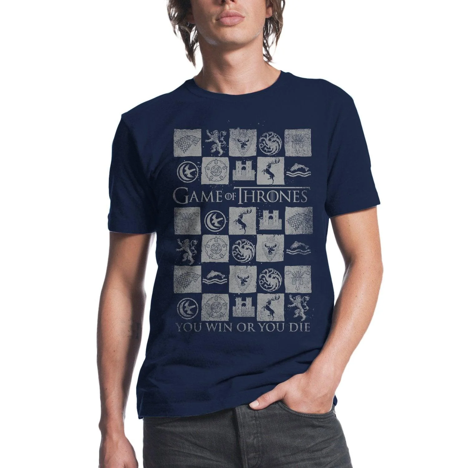 Game of Thrones You Win or You Die Crests T-Shirt - Image 2