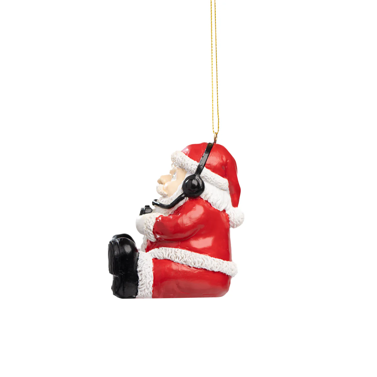 Gamer Santa Christmas Tree Ornament - Image 3