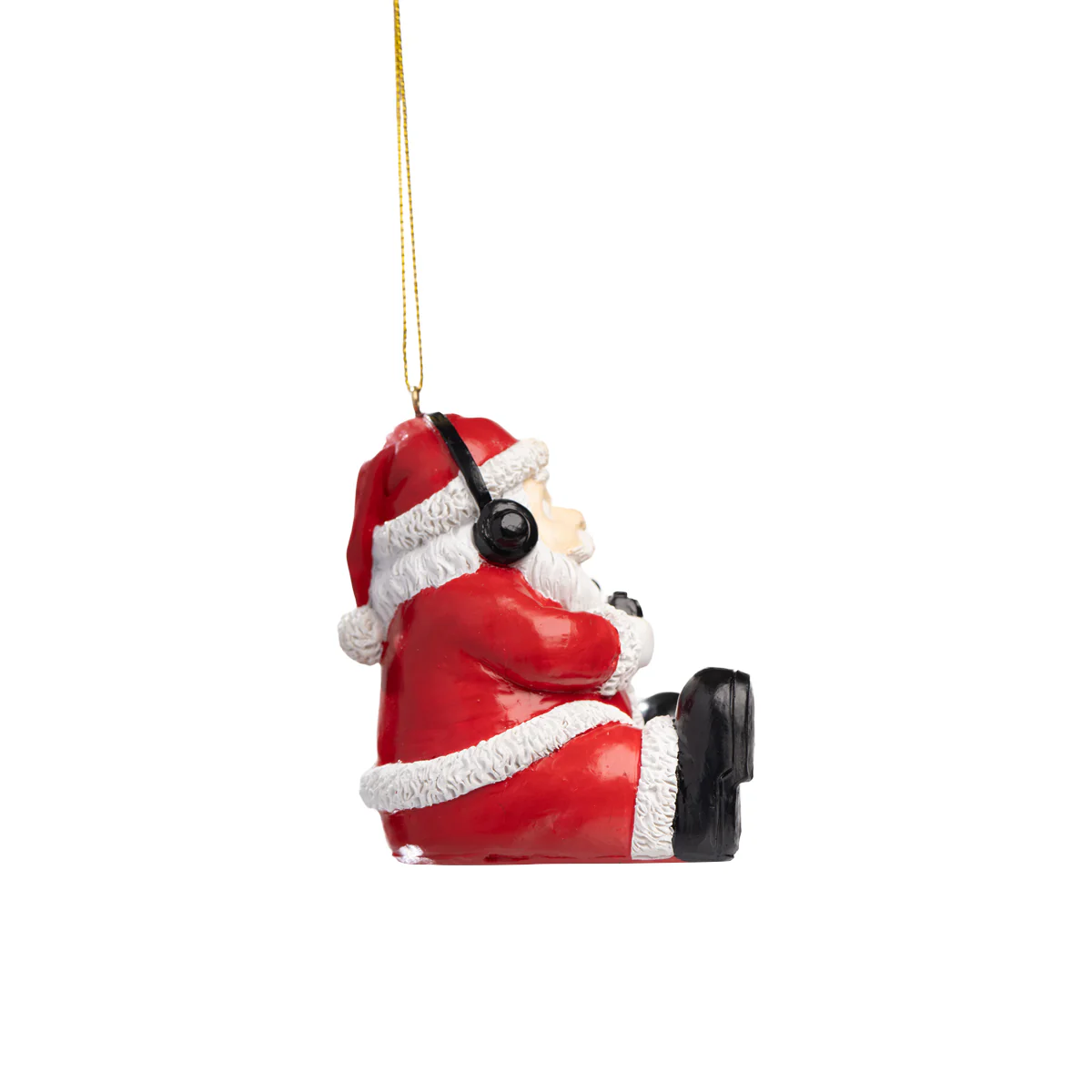 Gamer Santa Christmas Tree Ornament - Image 4