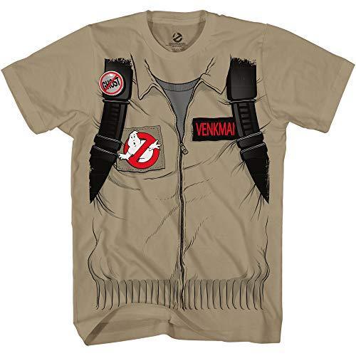 Ghostbuster Adult Short Sleeve Costume T-shirt with Back Print - Image 2