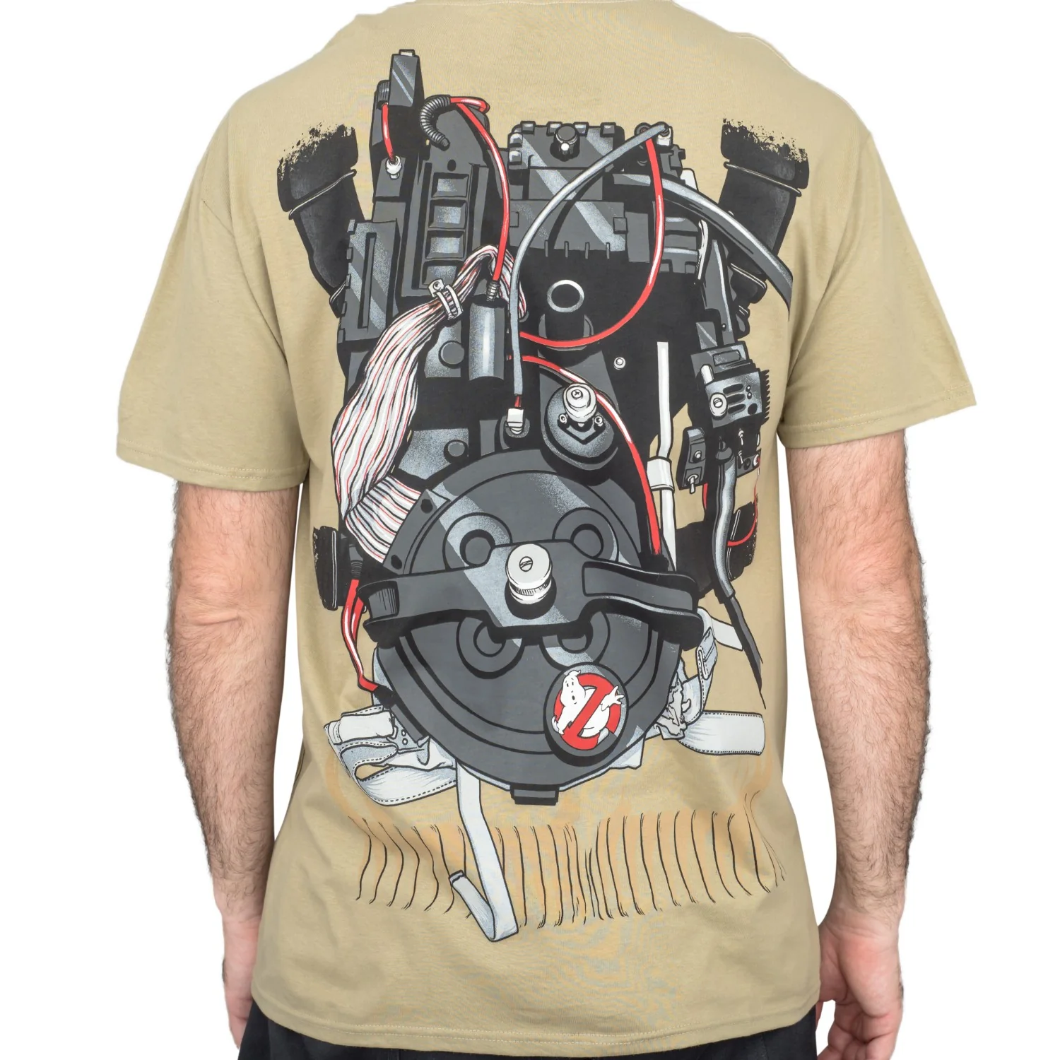 Ghostbuster Adult Short Sleeve Costume T-shirt with Back Print - Image 4