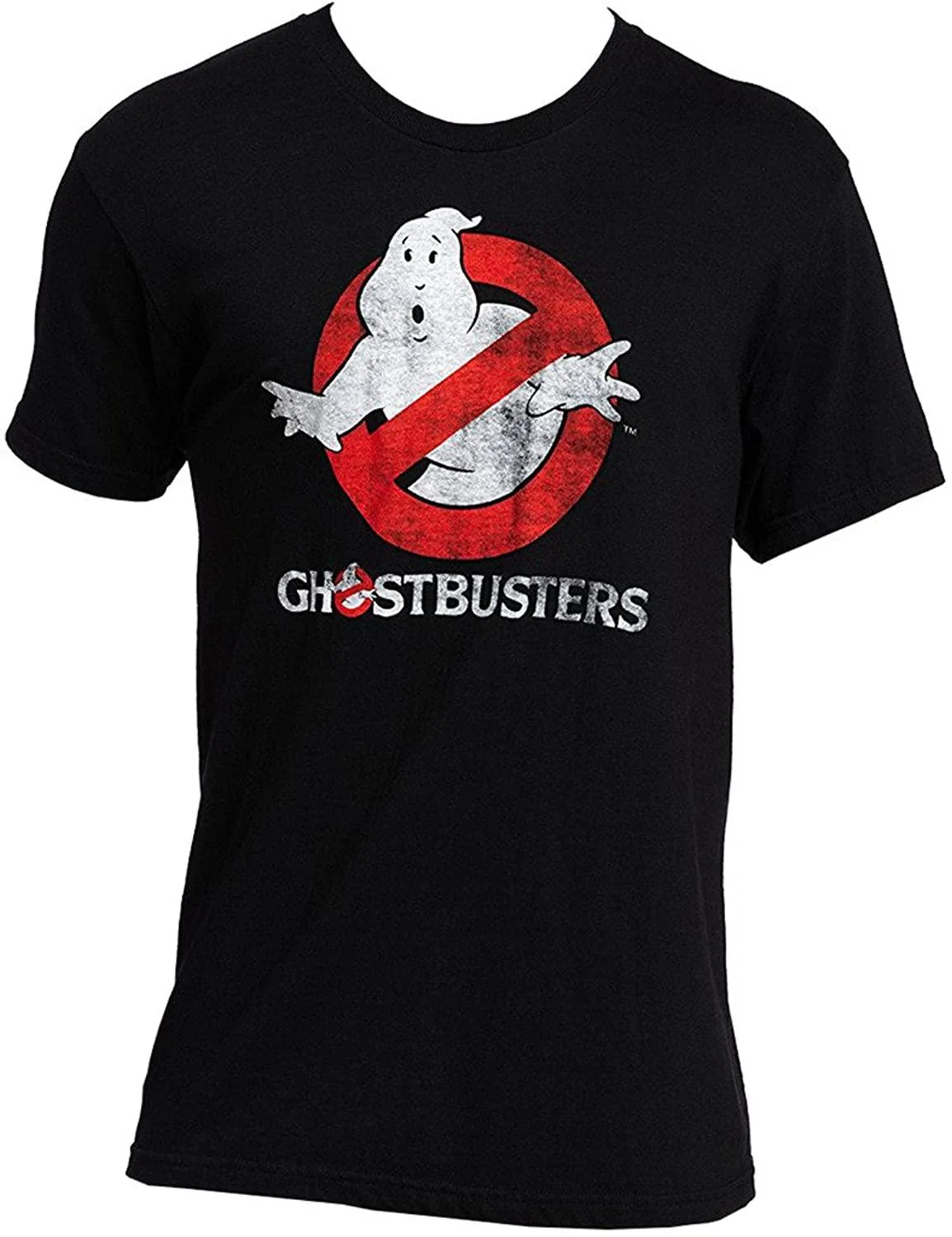 Ghostbusters Faded Logo To Go Black T-Shirt - Image 4