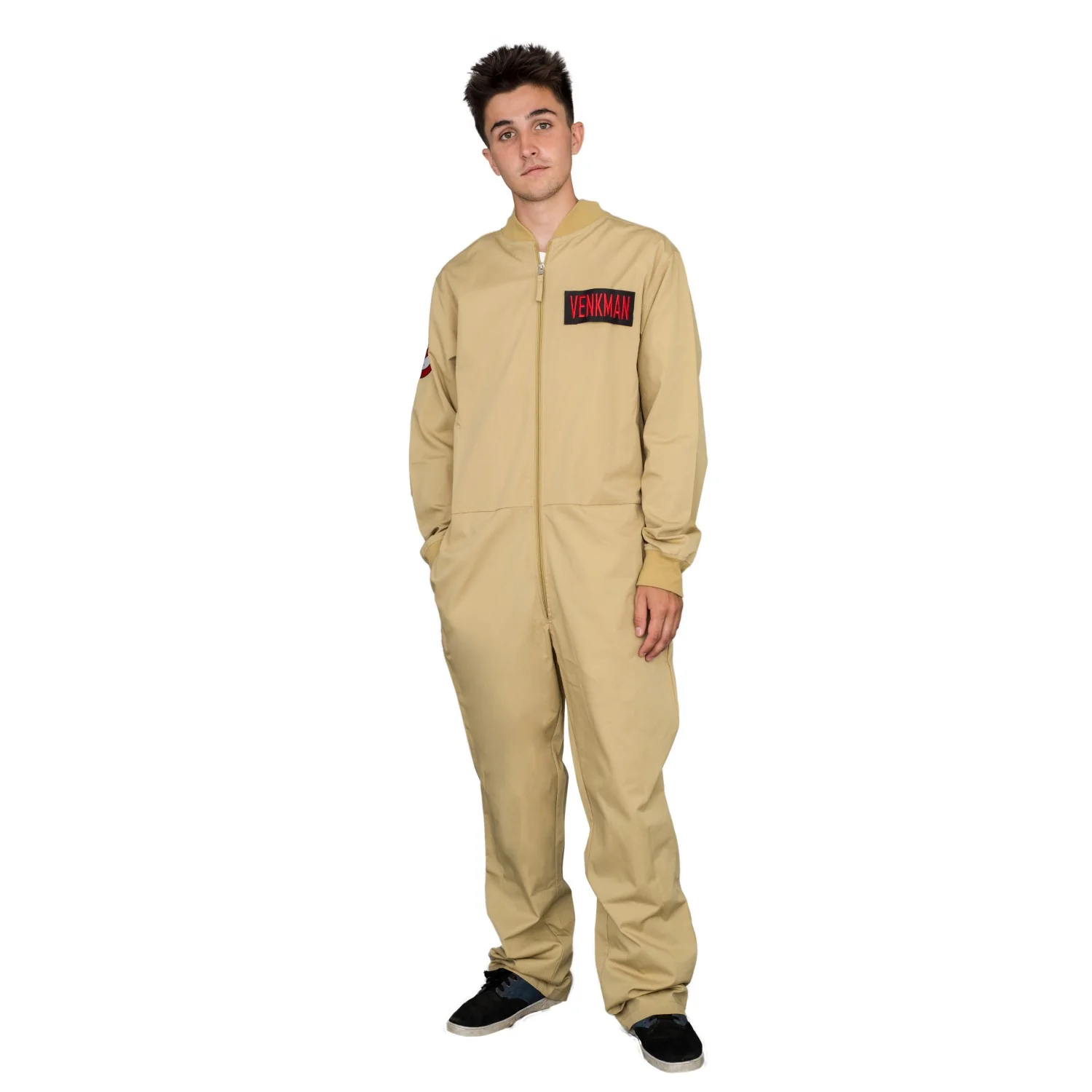 Ghostbusters Zip up Jumpsuit with 4 Attachable Patches - Image 3