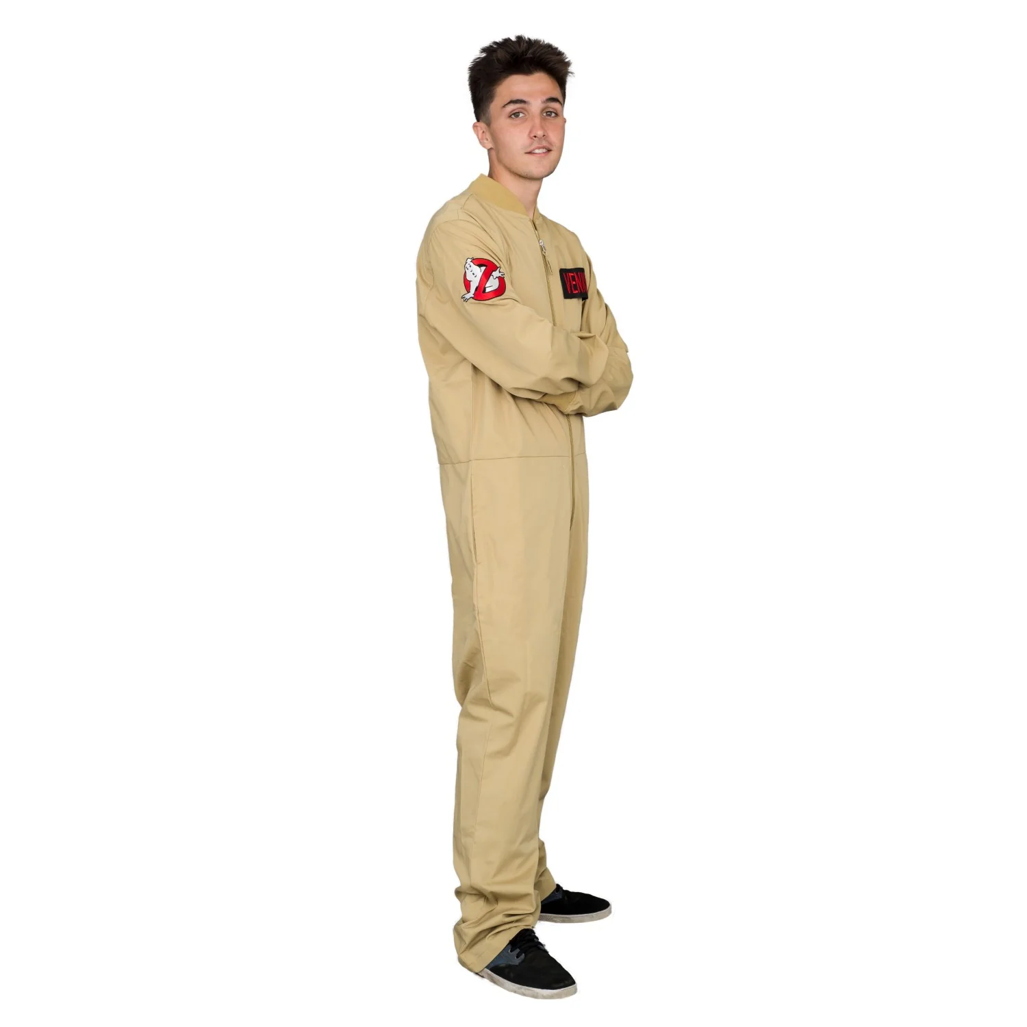 Ghostbusters Zip up Jumpsuit with 4 Attachable Patches - Image 4