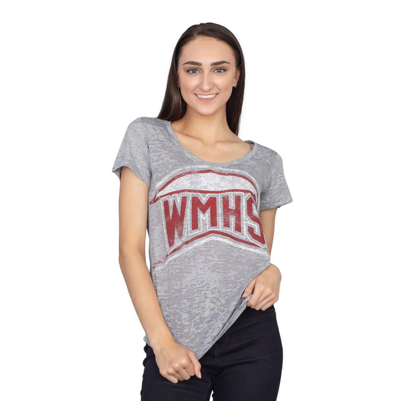 Glee WMHS Burnout Boyfriend Juniors T-shirt - Image 2