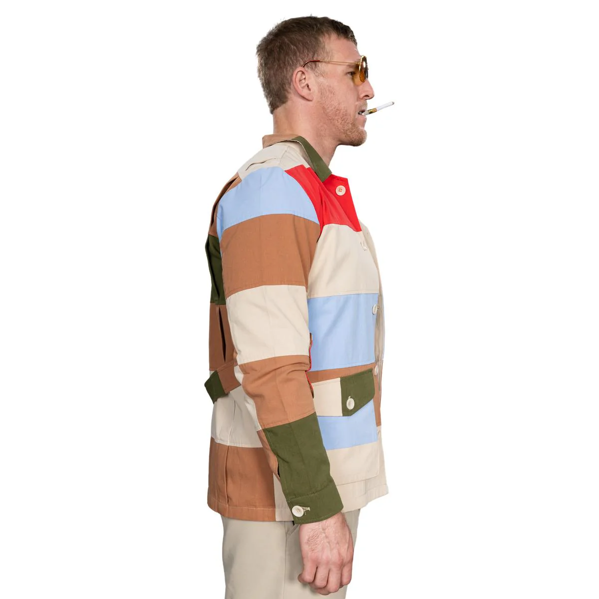 Gonz Jounalist Las Vegas Raoul Duke Jacket Halloween Costume Cosplay - Image 2