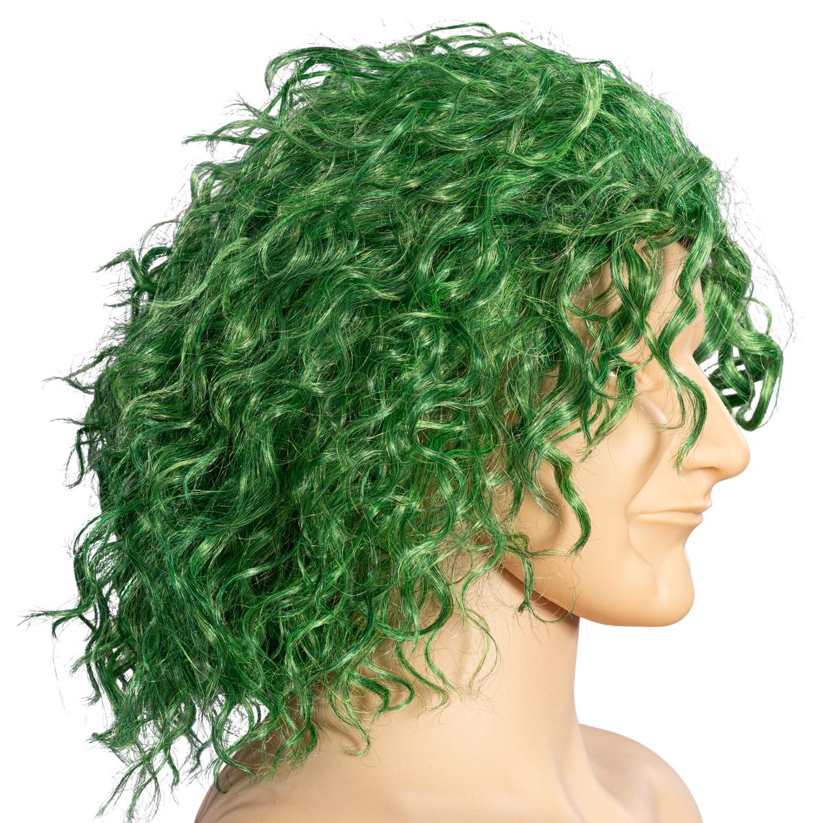 Green Comic Book Character Joke Clown Halloween Cosplay Costume Green Wig - Image 5