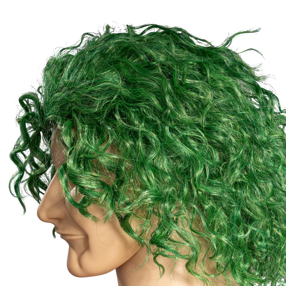 Green Comic Book Character Joke Clown Halloween Cosplay Costume Green Wig - Image 9