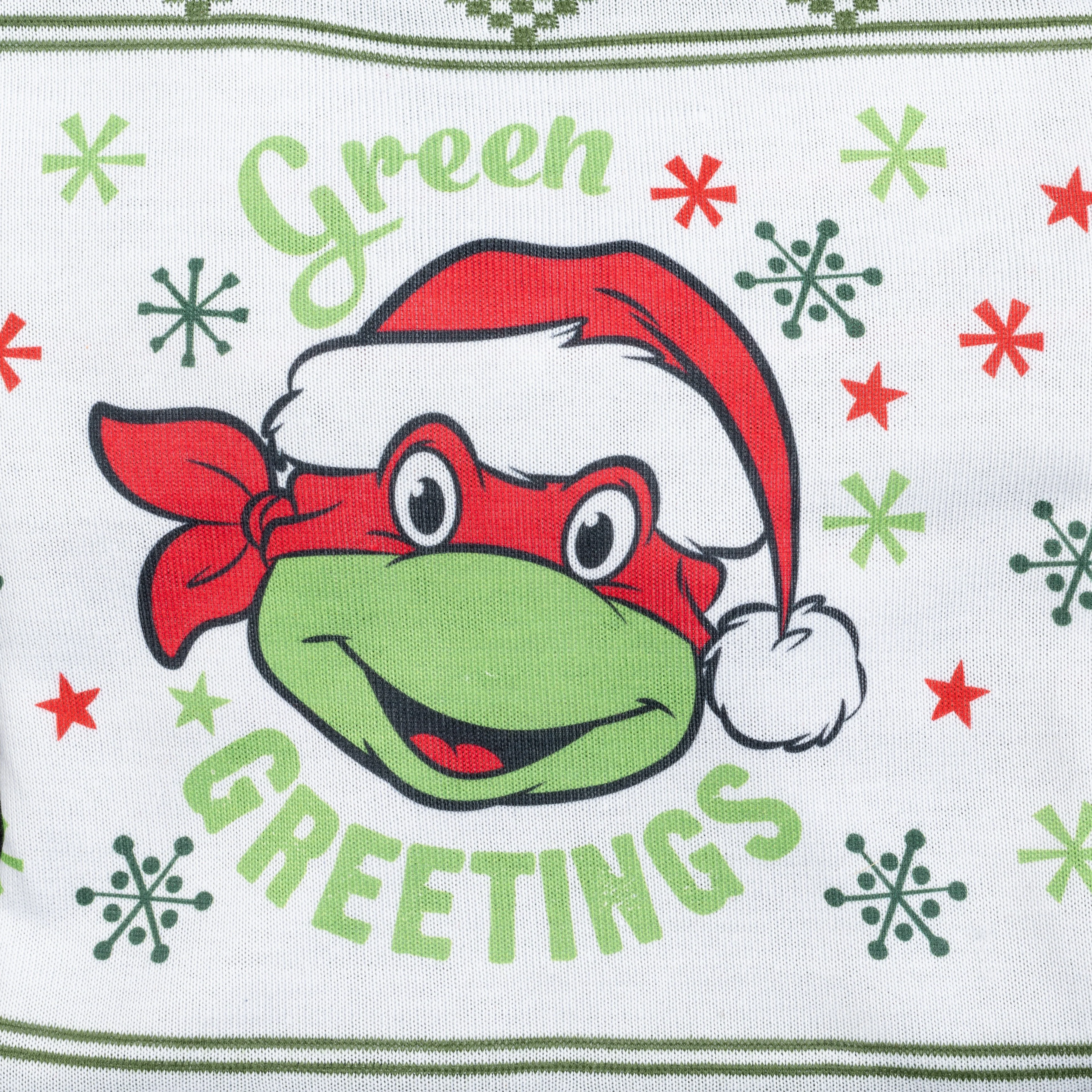 Green Greetings TMNT Christmas Sweater - Image 10