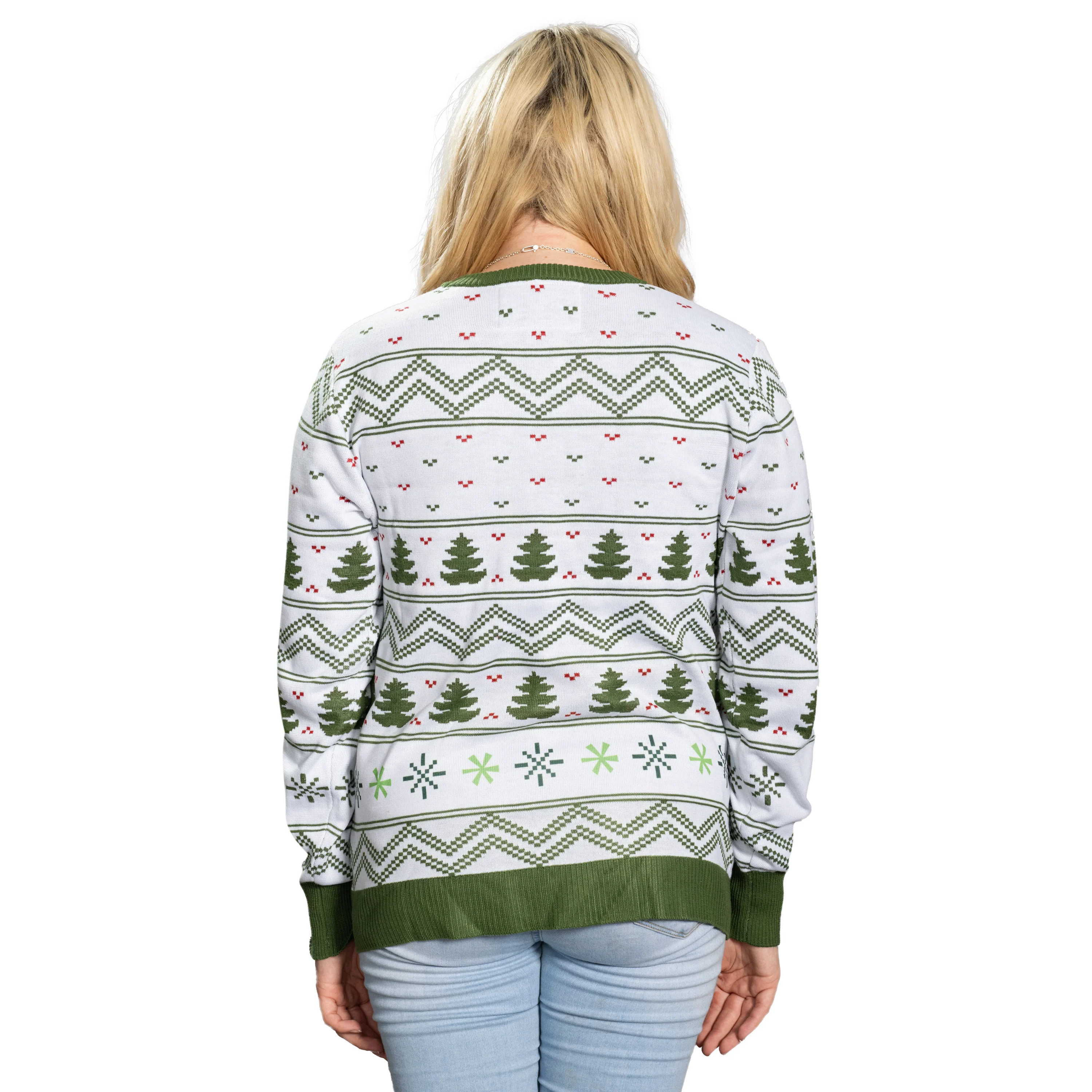 Green Greetings TMNT Christmas Sweater - Image 3
