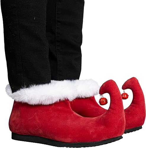 Green Monster Christmas Movie Red Shoes with Bells - Image 2