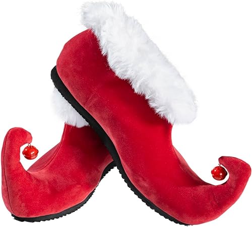 Green Monster Christmas Movie Red Shoes with Bells - Image 3