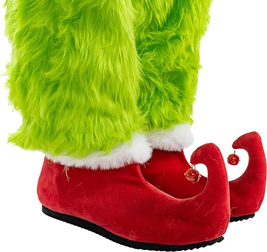 Green Monster Christmas Movie Red Shoes with Bells - Image 4