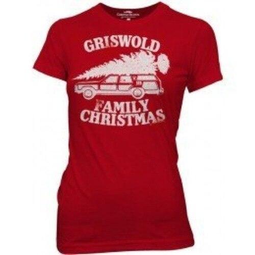 Griswold Family Christmas Red Juniors T-shirt