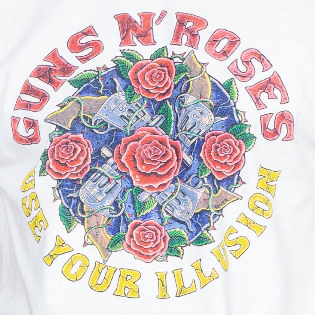 Guns n' Roses Use Your Illusion White T-Shirt - Image 4