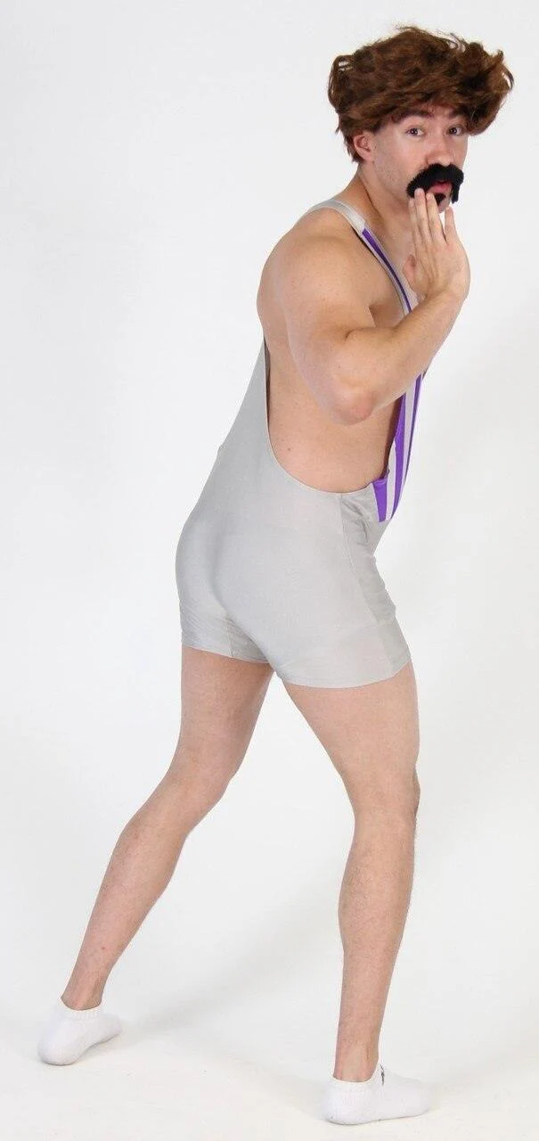 Gym Work Wrestler Uniform Costume Singlet - Image 3