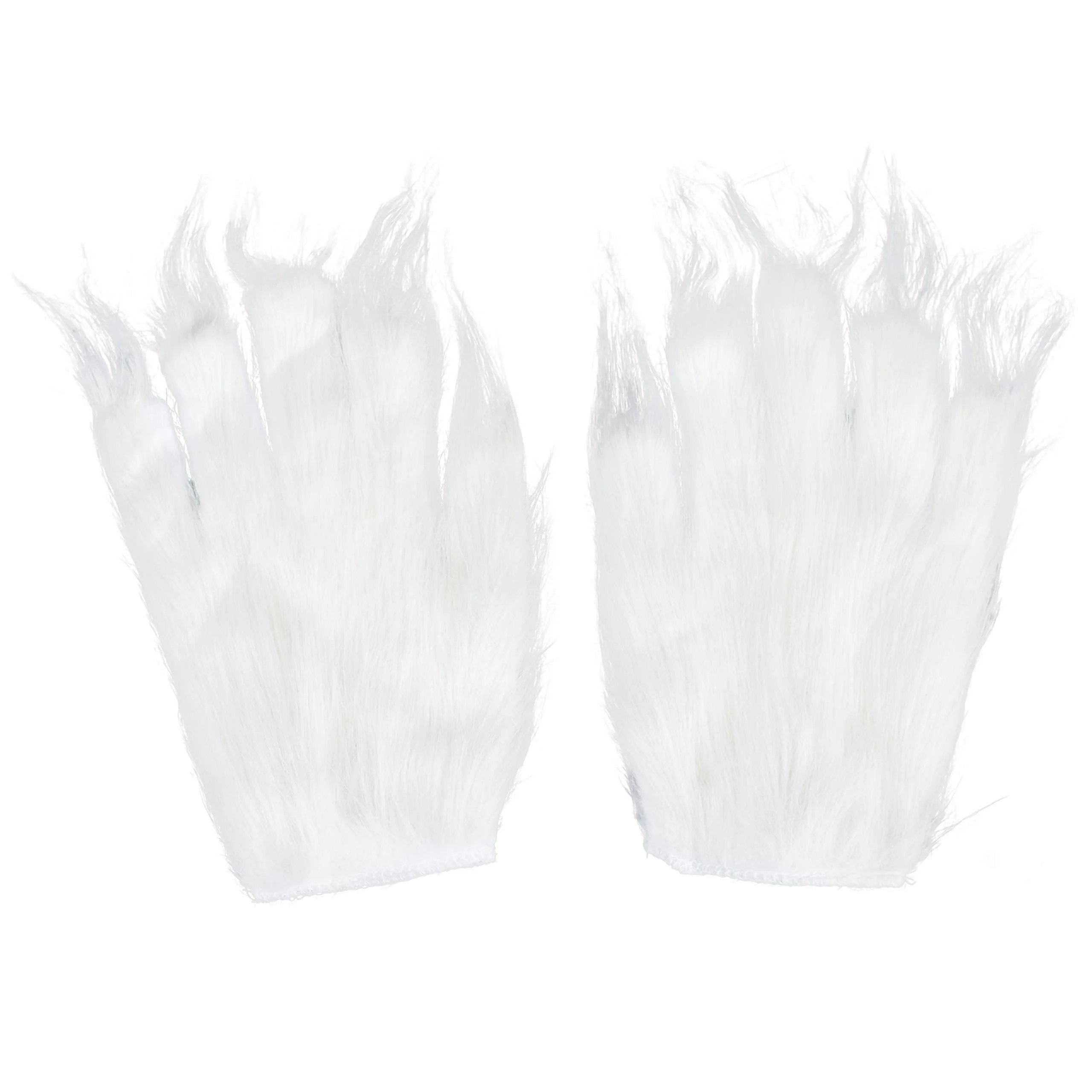 Halloween Costume Accessory Furry Gloves - Image 3