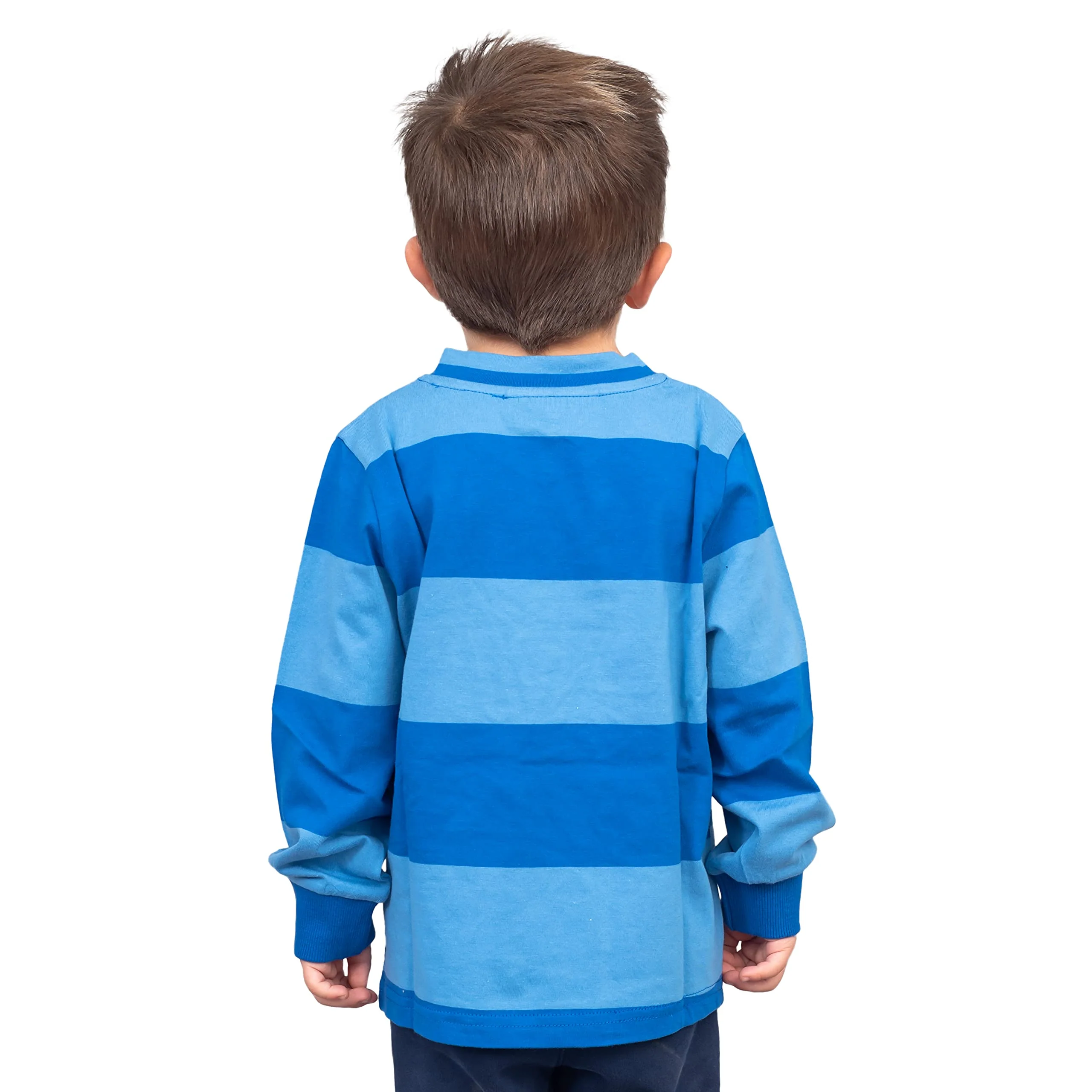 Halloween Costume "Blue and Detective" Striped Kids Shirt - Image 4