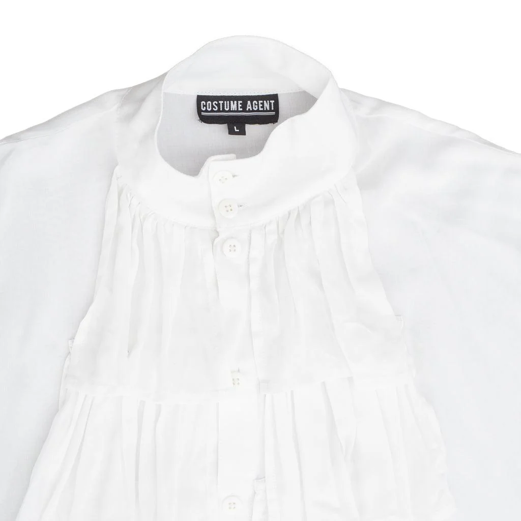 Halloween Costume Jerry Puff White Buttom Up Shirt - Image 3