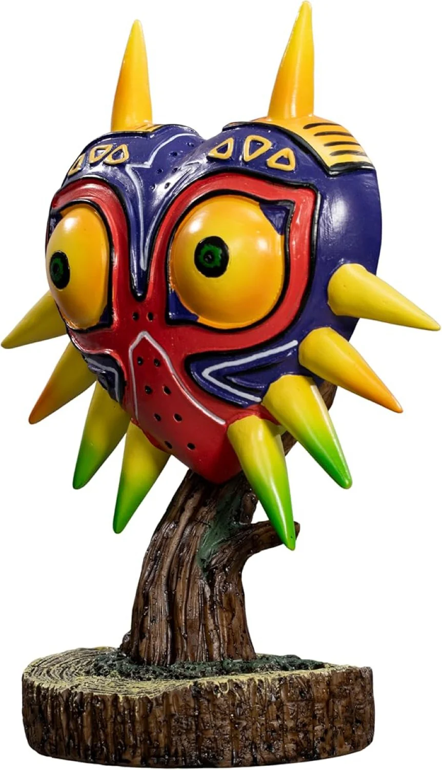 Halloween Realistic Major Mask on Tree Statue Colorful Face Adult Cosplay Costume Prop - Image 2