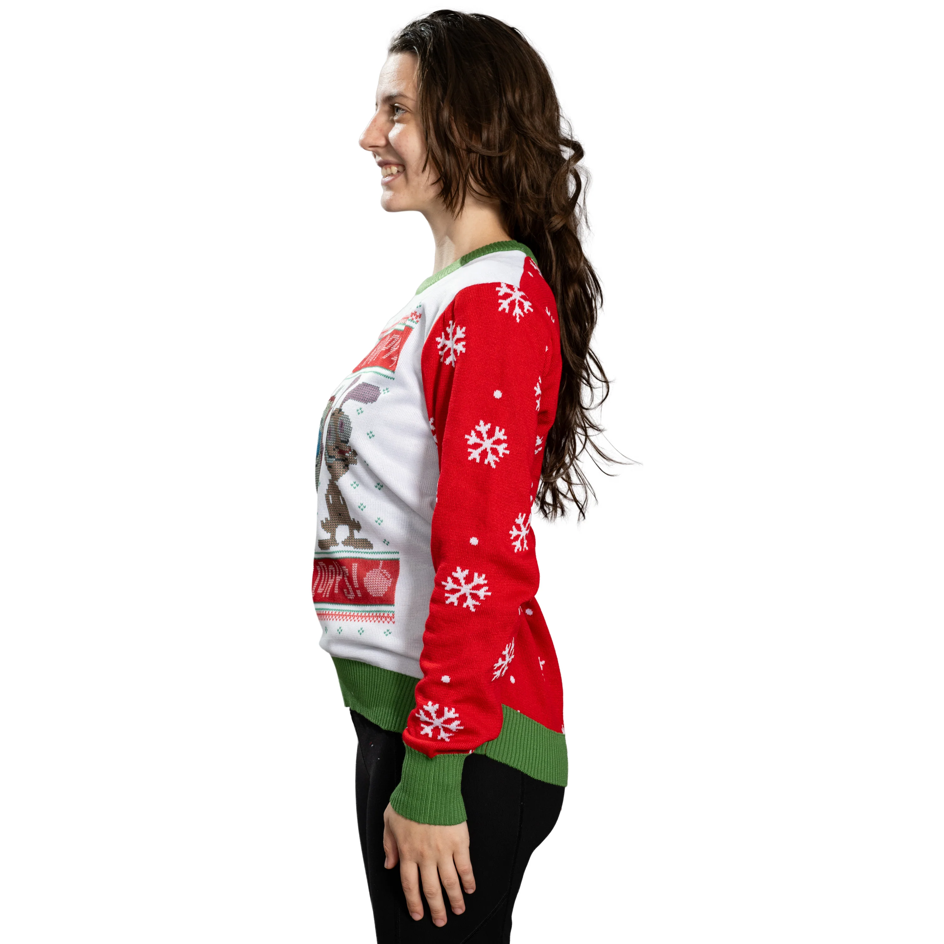 Happy Happy Holidays Ren & Stimpy Character Sweater - Image 2
