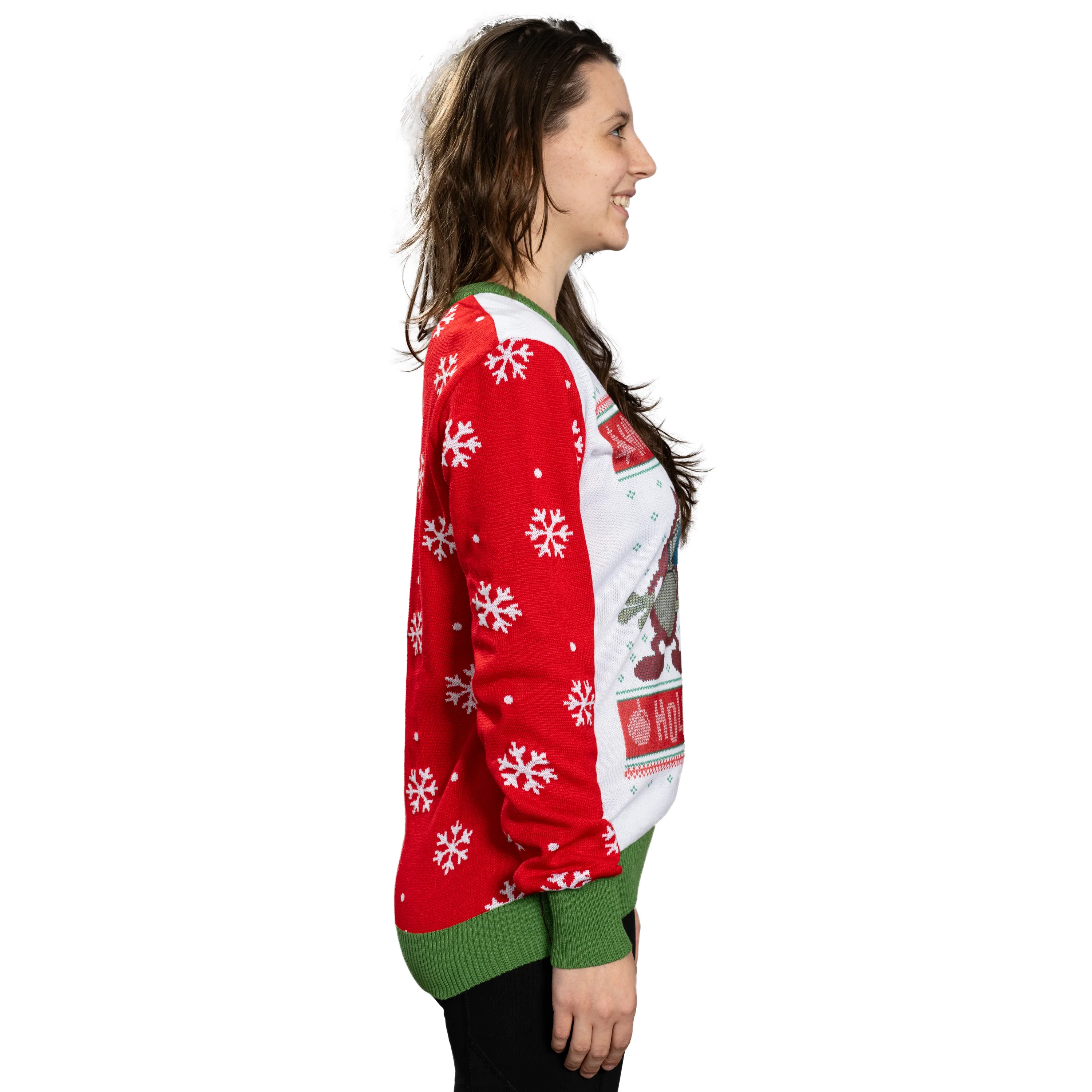 Happy Happy Holidays Ren & Stimpy Character Sweater - Image 4