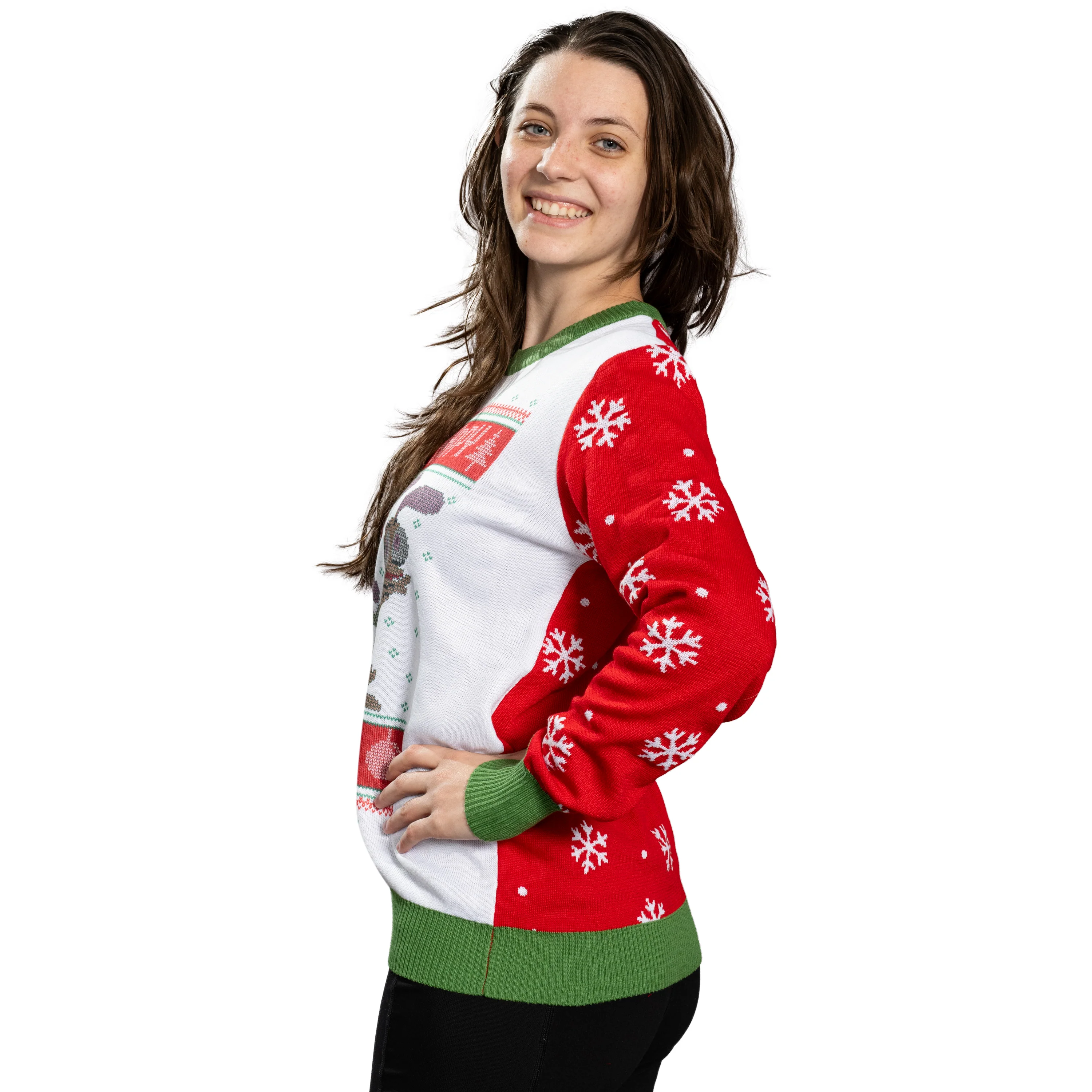 Happy Happy Holidays Ren & Stimpy Character Sweater - Image 7