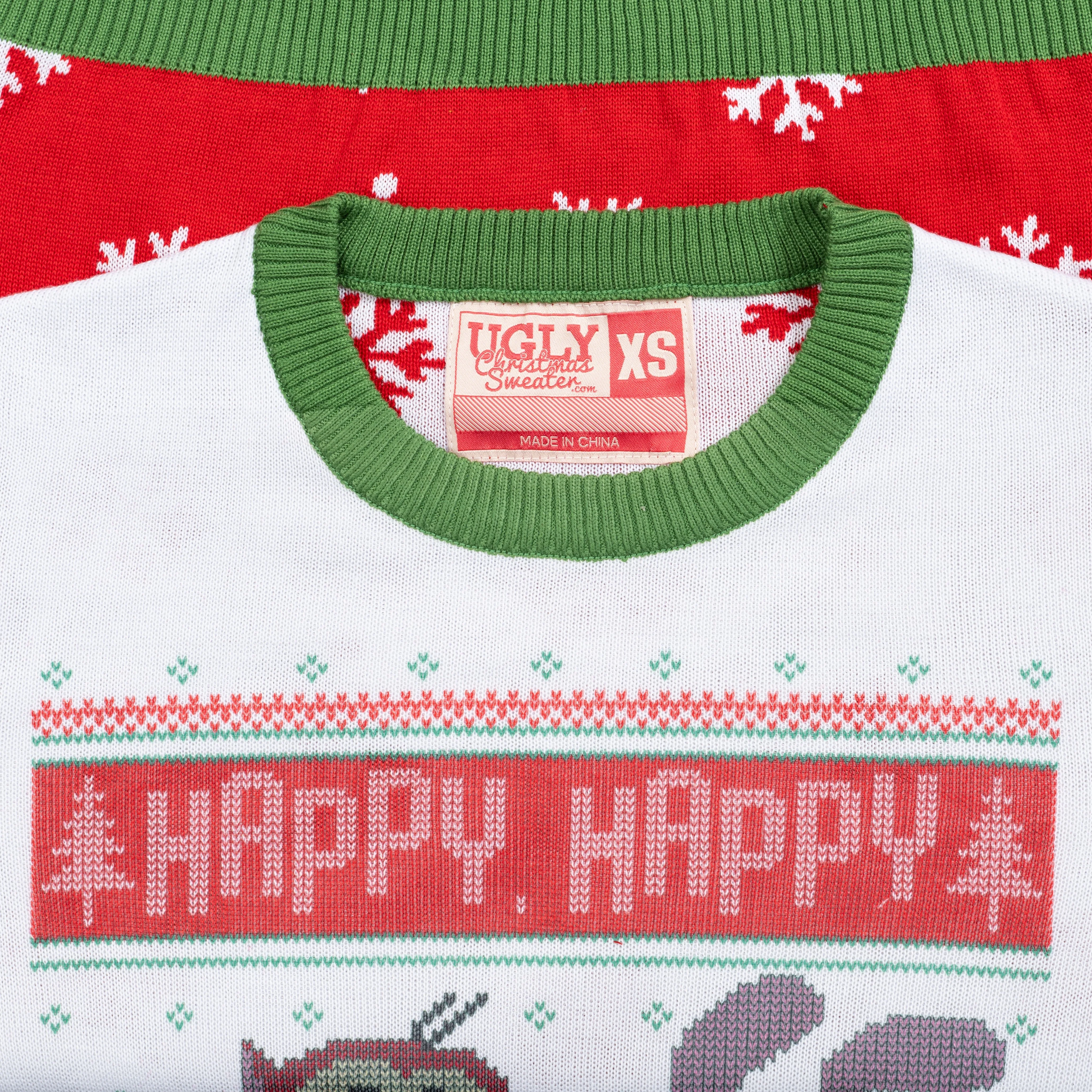 Happy Happy Holidays Ren & Stimpy Character Sweater - Image 9