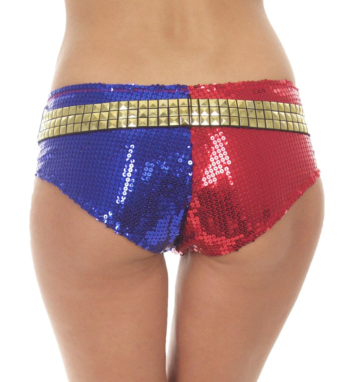Harley Quinn DELUXE Sequins Halloween Costume Under garment - Image 2