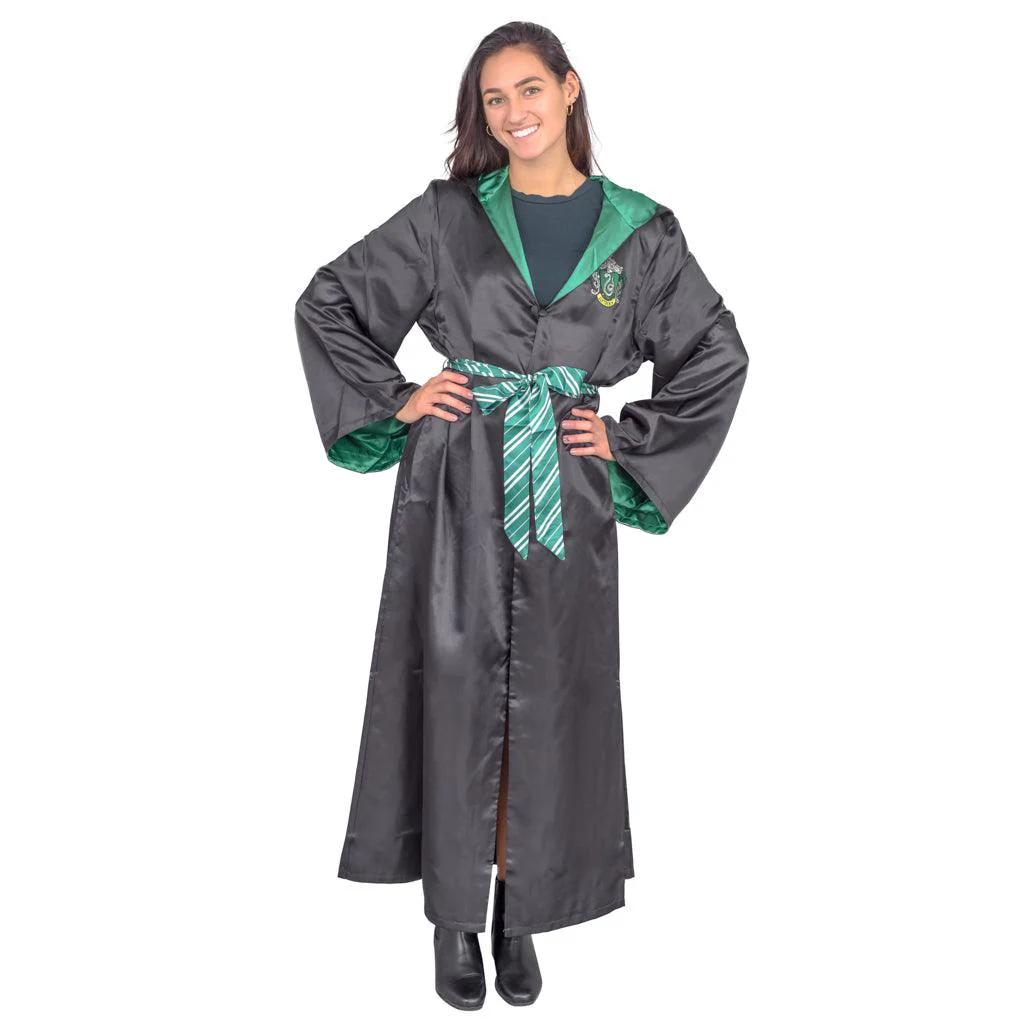 Harry Potter Halloween Costume Robe with Belt and Hood - Image 3