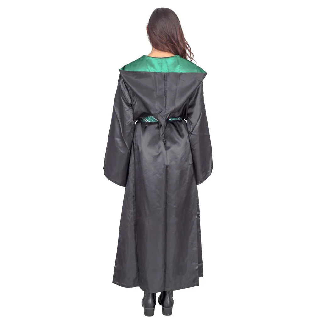 Harry Potter Halloween Costume Robe with Belt and Hood - Image 4