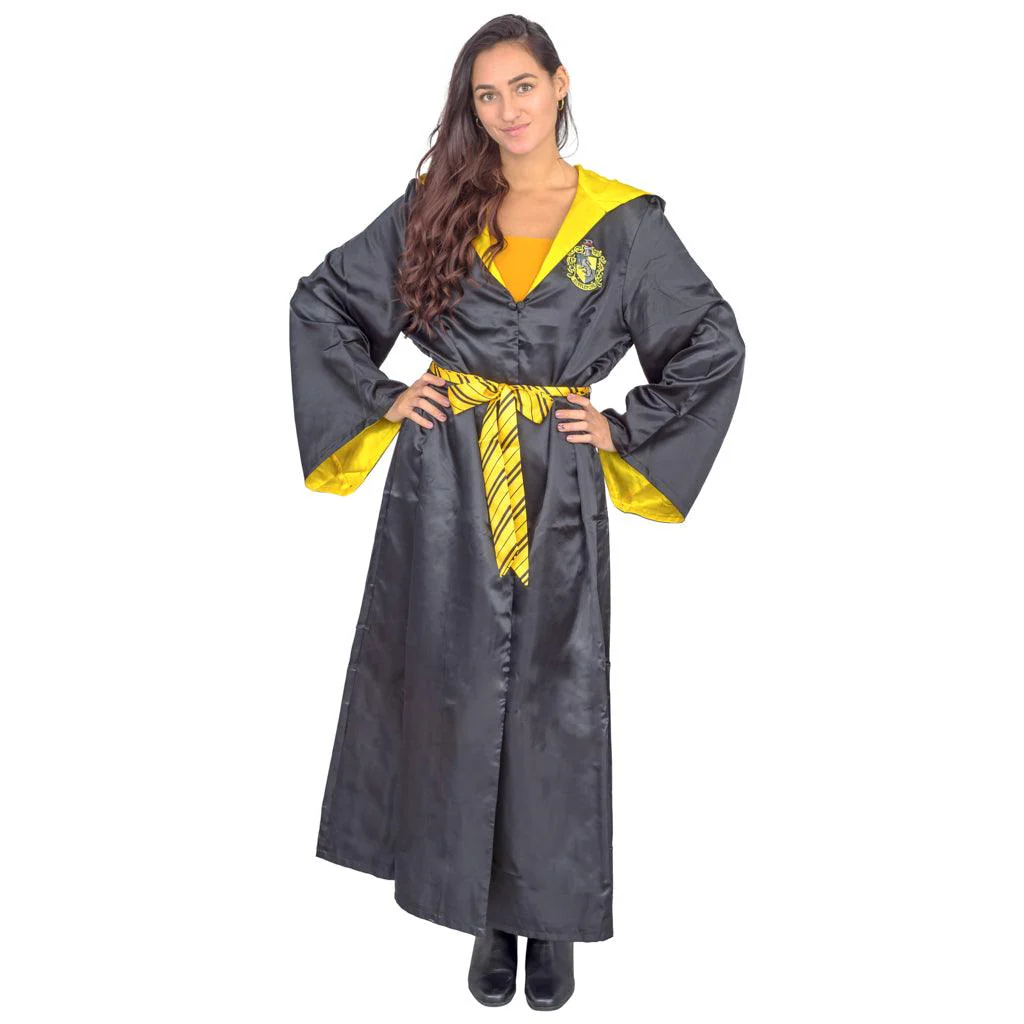 Harry Potter Halloween Costume Robe with Belt and Hood - Image 7