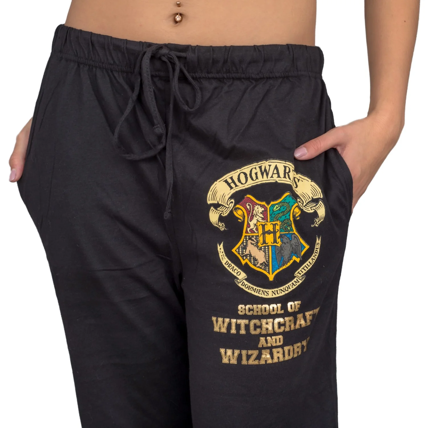 Harry Potter Hogwarts Crest Adult Unisex Lounge Pants - Image 2