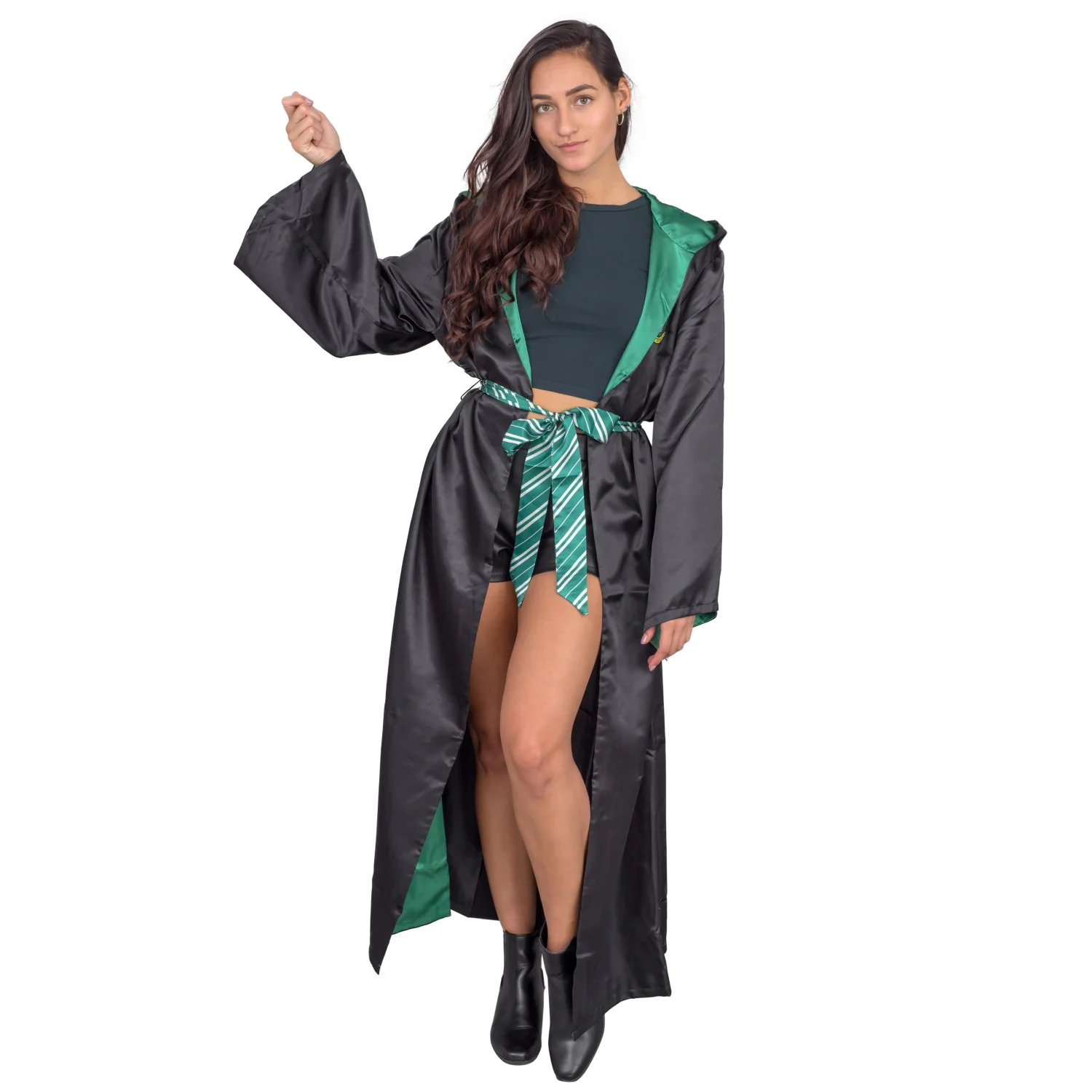 Harry Potter Slytherin Black Robe - Image 8