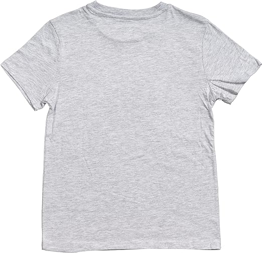 Heather Grey Squares Juniors T-Shirt Tee - Image 5